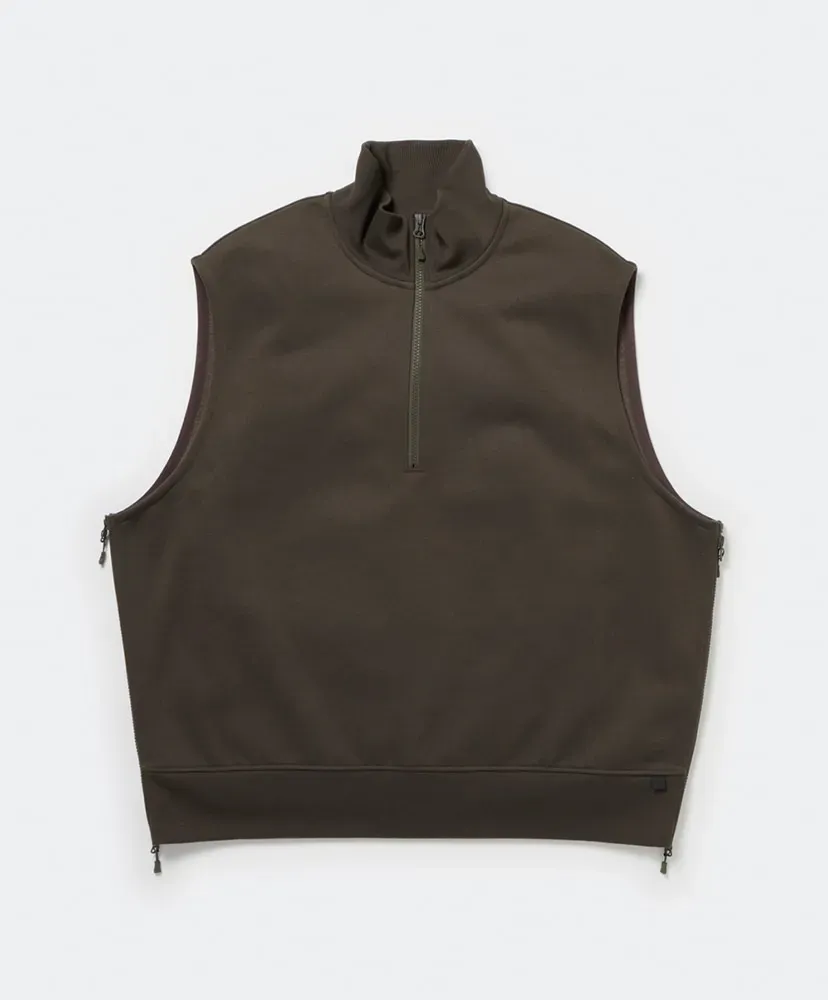Tech Sweat Zip Vest Pullover