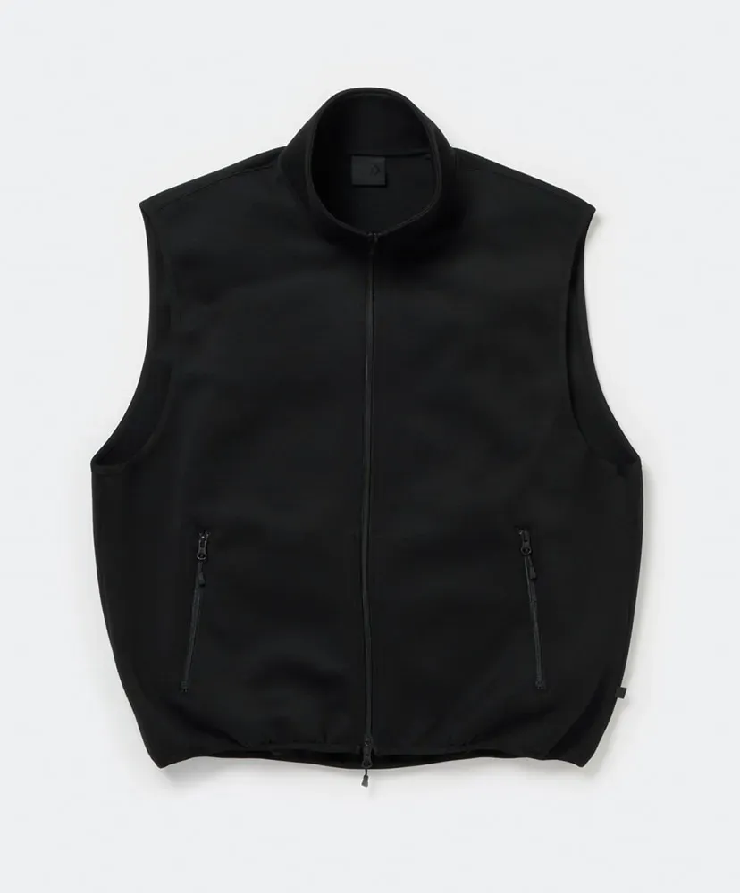 Tech Scuba Knit Stand Collar Vest
