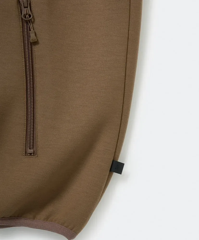 Tech Scuba Knit Stand Collar Vest