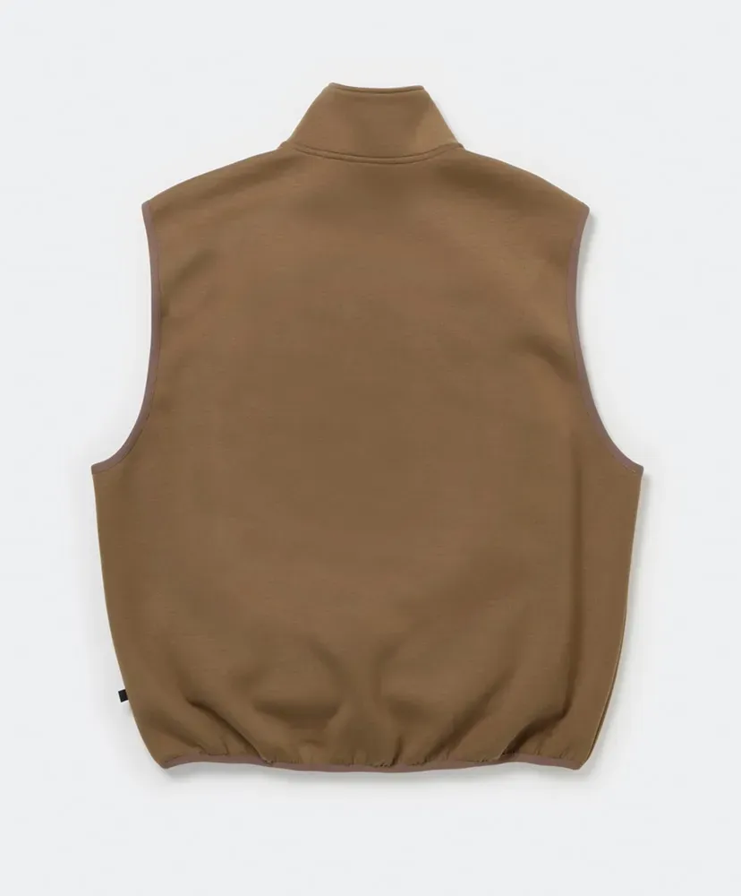 Tech Scuba Knit Stand Collar Vest