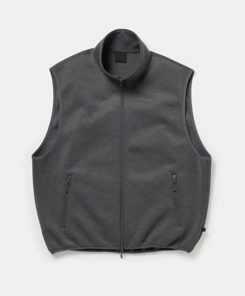 Tech Scuba Knit Stand Collar Vest
