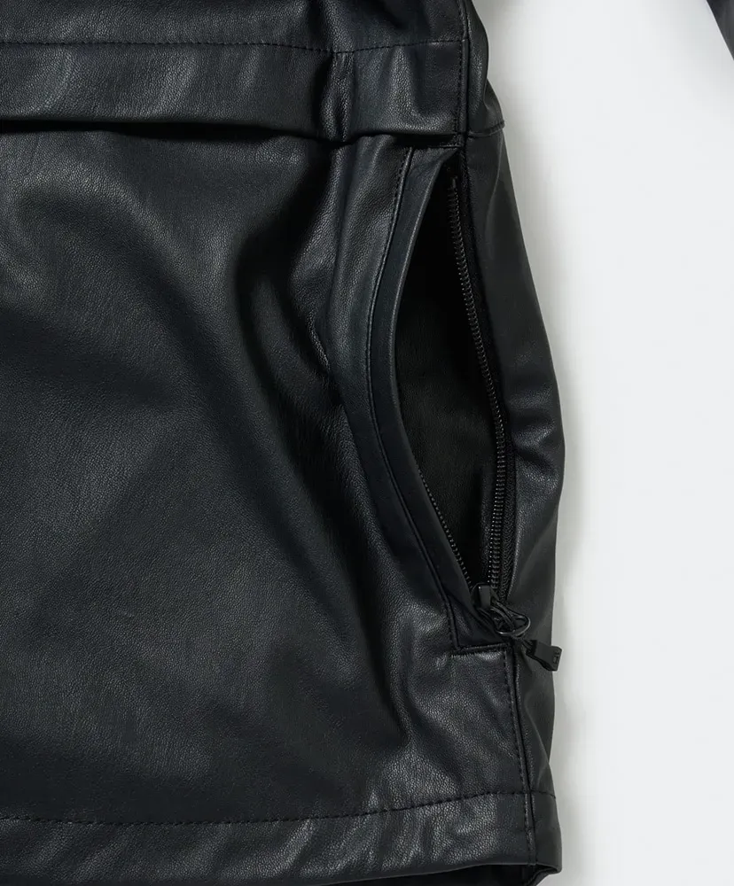 Tech Synthetic Skin Windbreaker Jacket