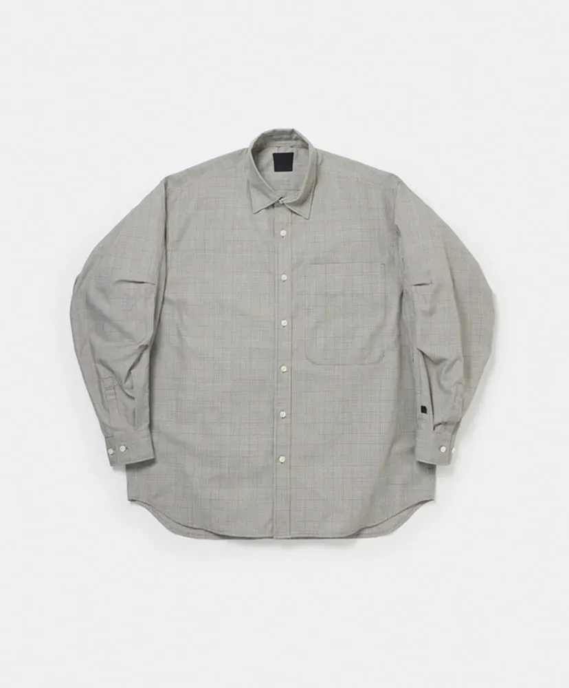 W's Tech Regular Collar Shirt L/S Glen Check