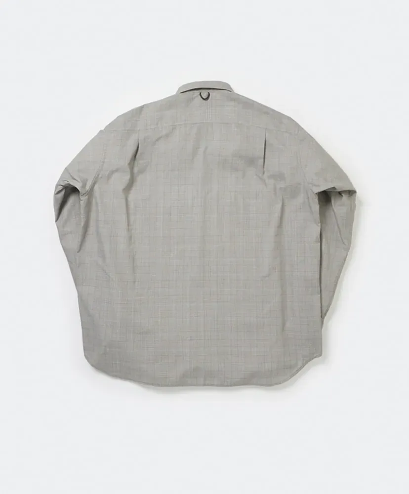 W's Tech Regular Collar Shirt L/S Glen Check