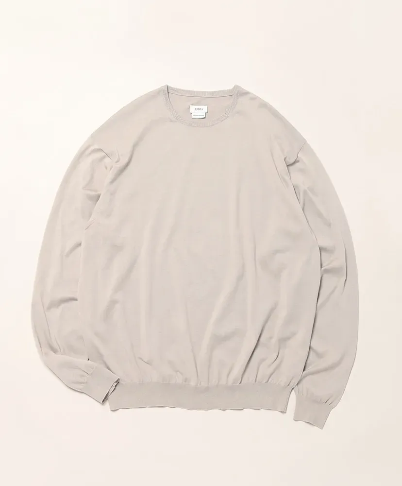 Crew Neck Long Sleeve Knit T
