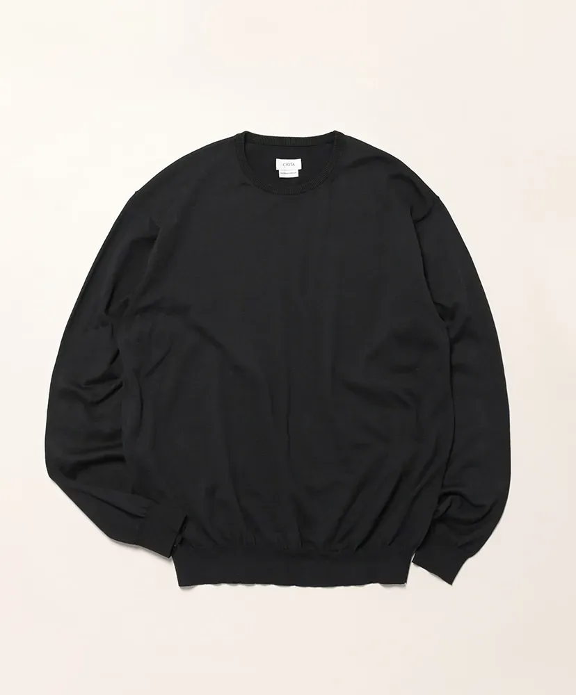 Crew Neck Long Sleeve Knit T