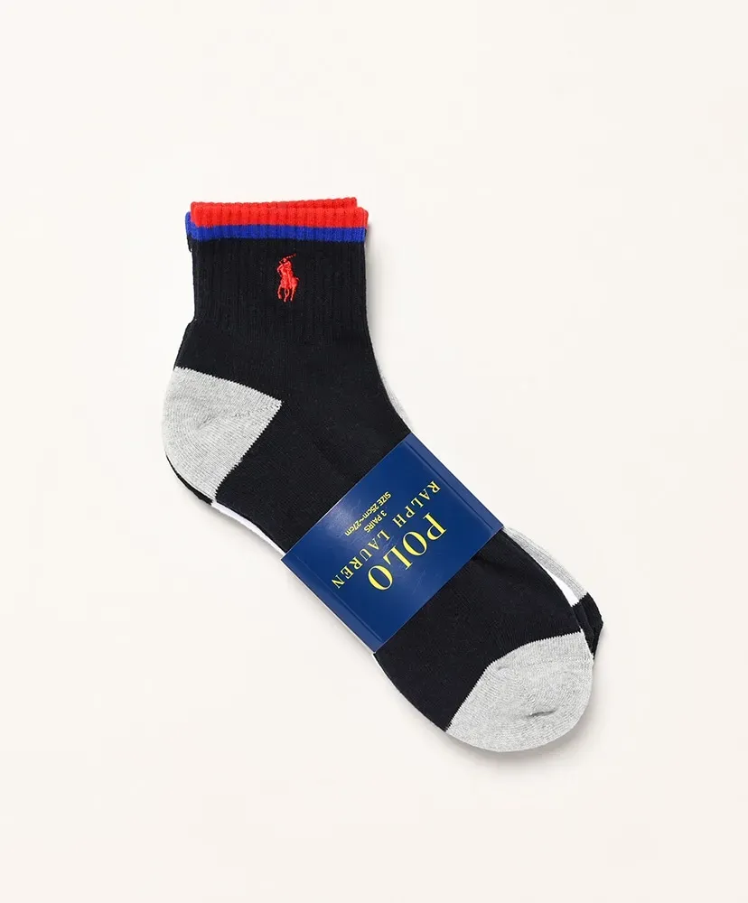3P Bicolor Ankle Socks