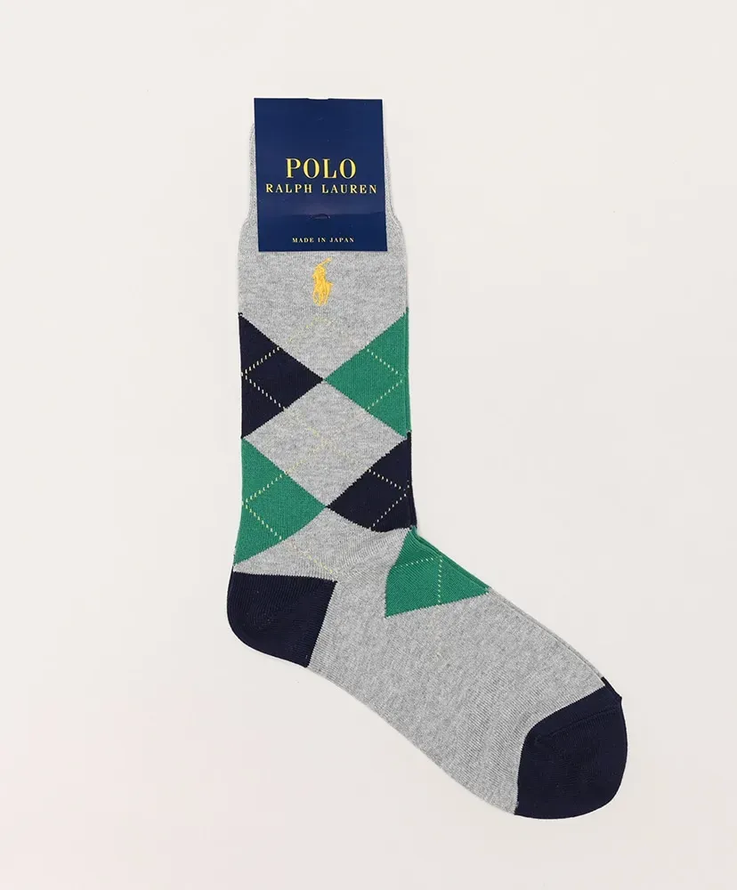 Argyle Crew Socks