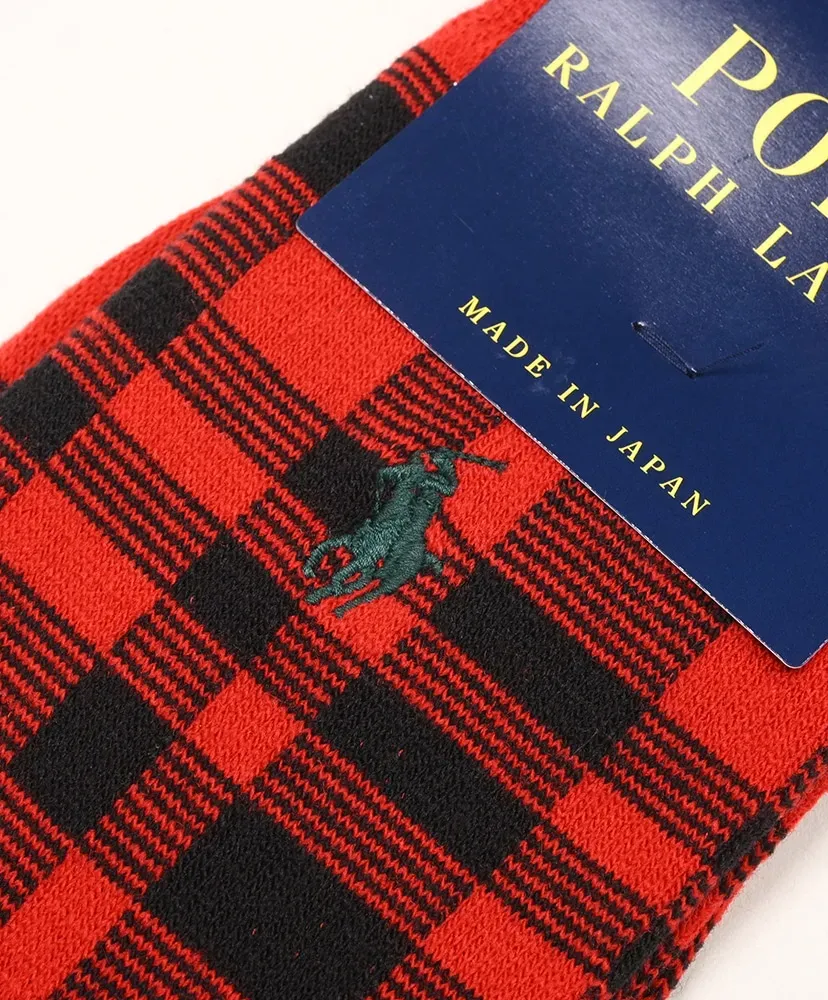 Holiday Plaid Crew Socks