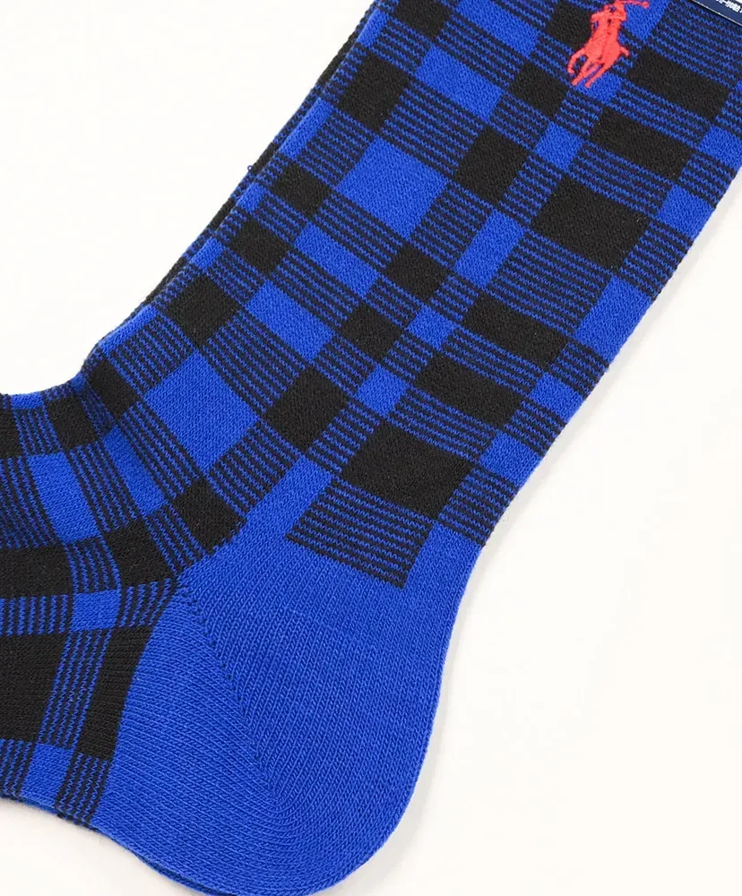 Holiday Plaid Crew Socks