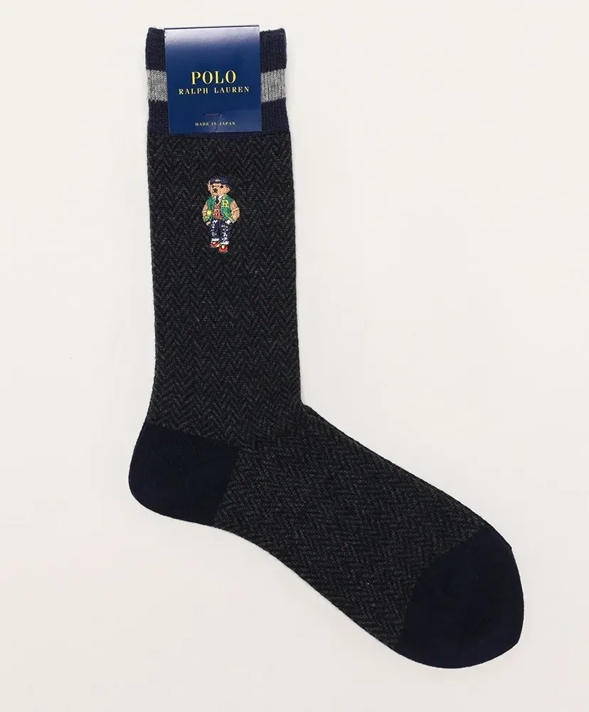 Lamb Wool Polo Bear Socks