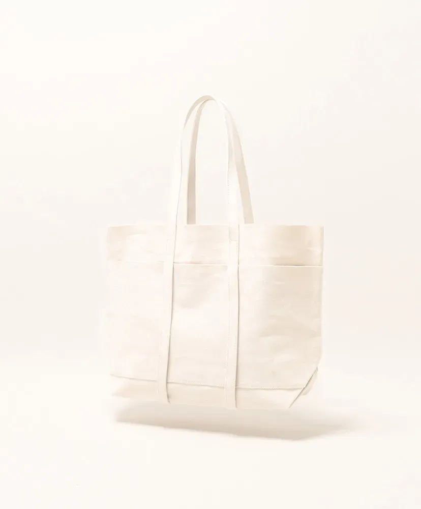 Washed Canvas 6Pockets Tote