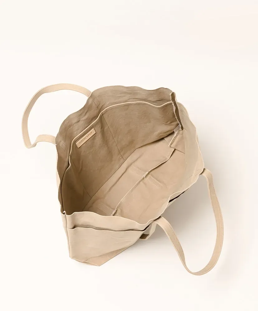 Washed Canvas 6Pockets Tote