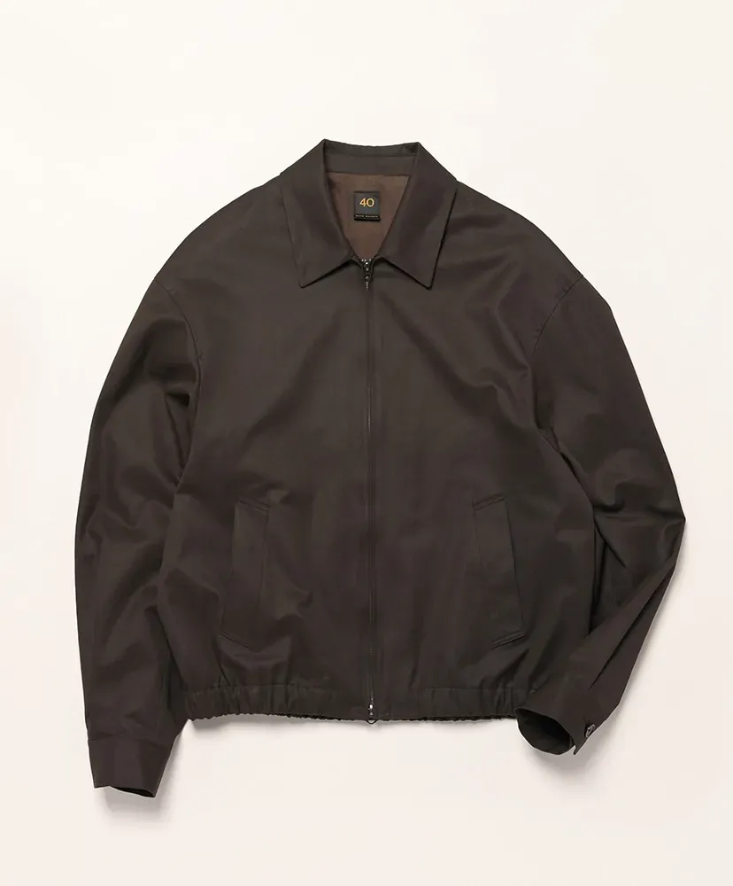 Finx Cotton Gaberdine Blouson Jacket