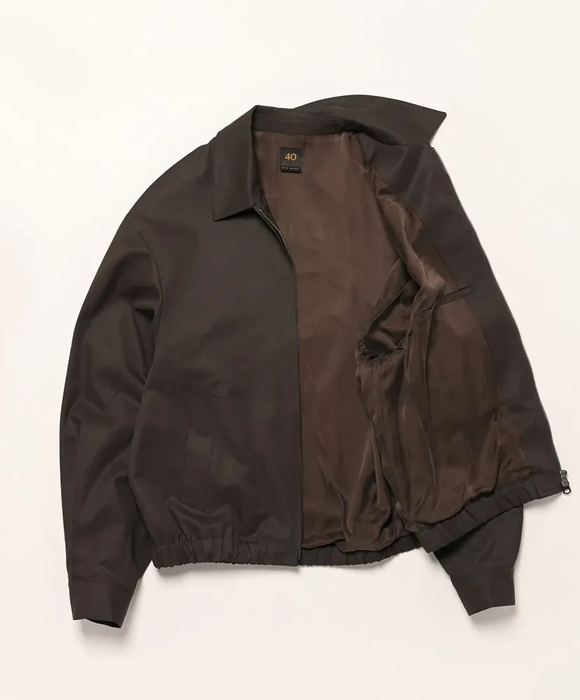 Finx Cotton Gaberdine Blouson Jacket