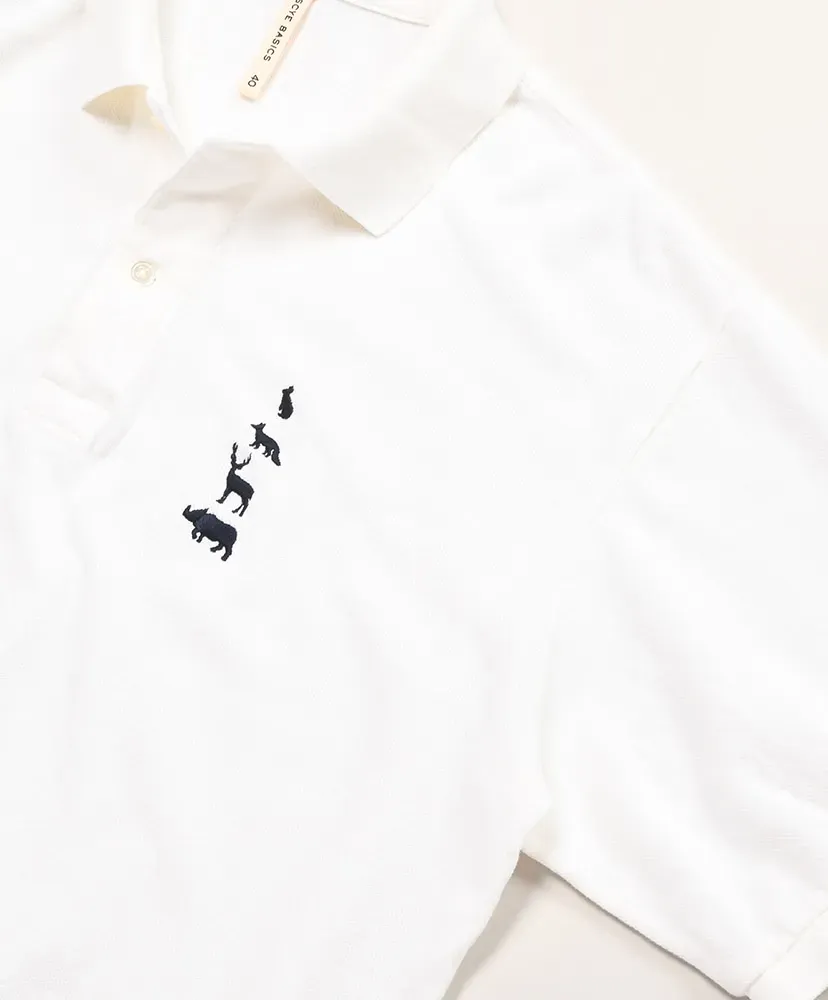 ×Mountain Research Cotton Pique Polo Shirt