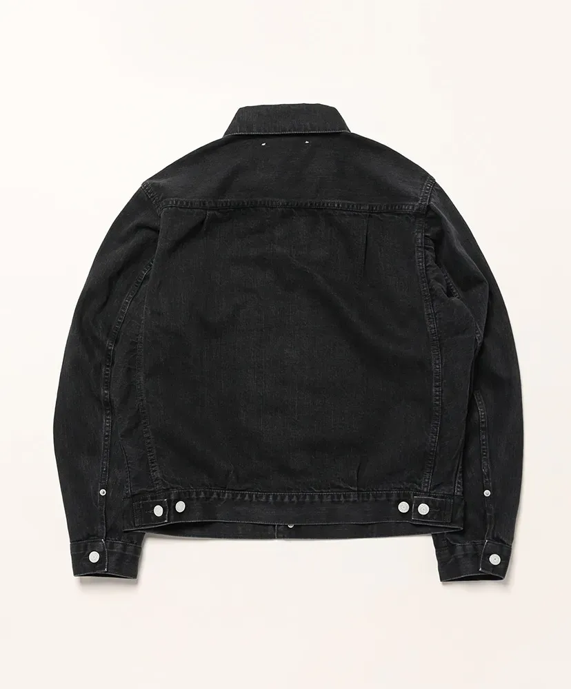 Selvage Black Denim Jacket Type2
