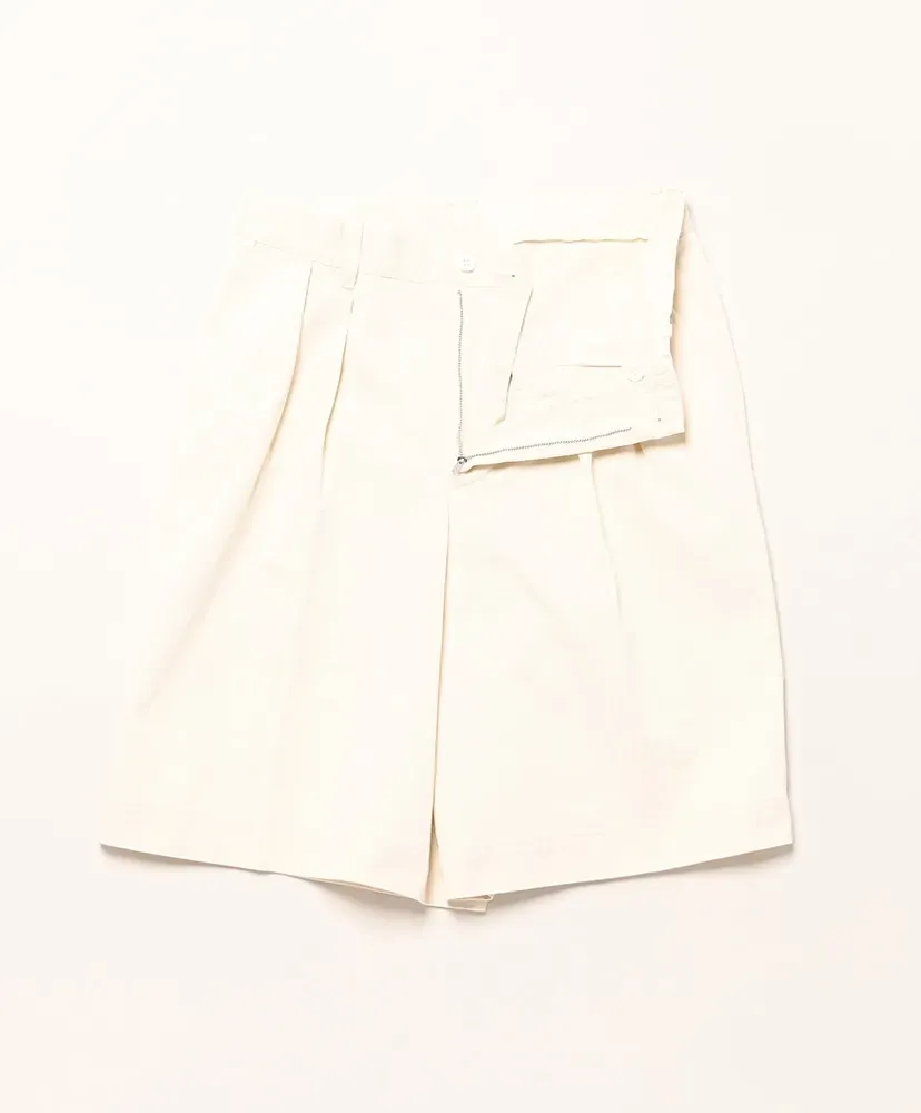 San Joaquin Cotton Chino Pleated Shorts