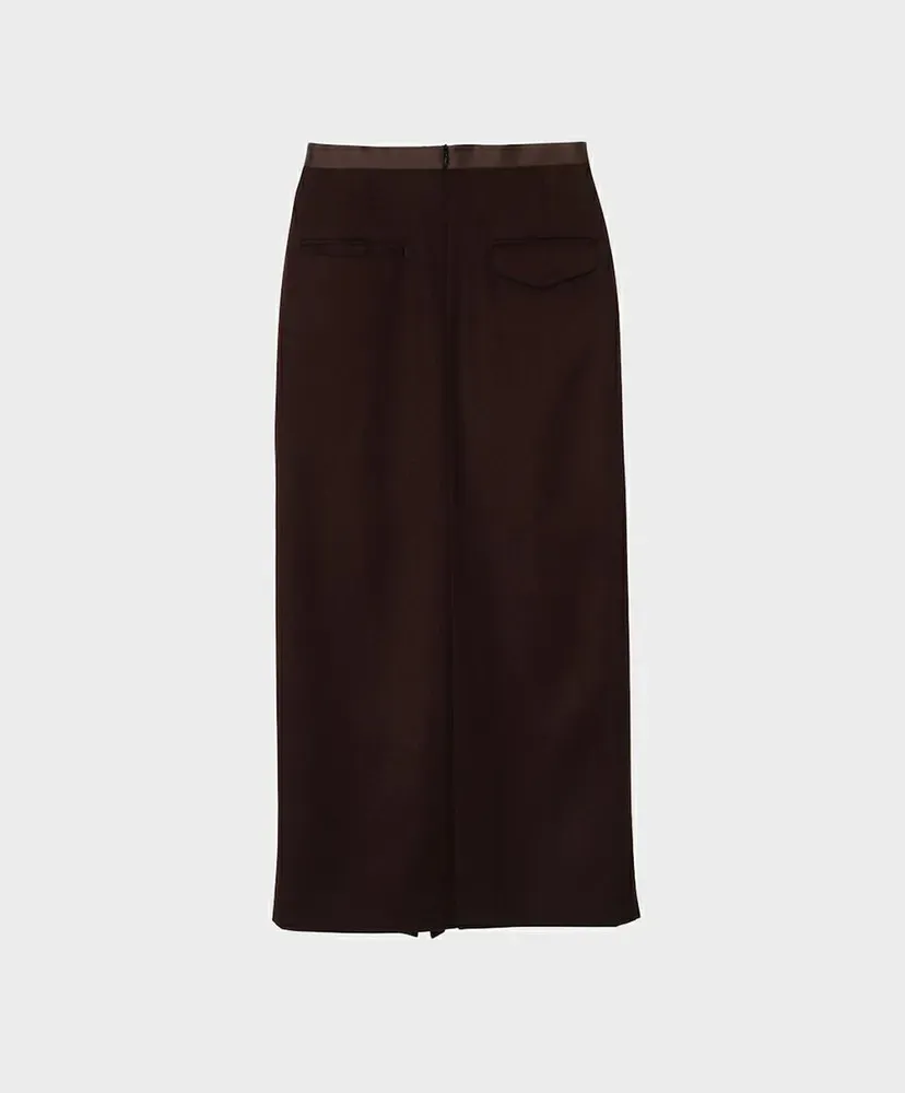 Cavarly Twill Zip Skirt