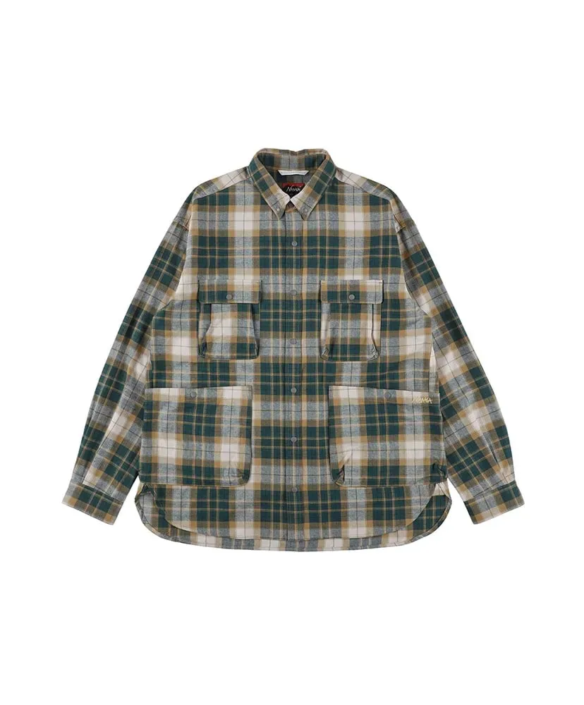 Fade Tartan Check Camp Shirt