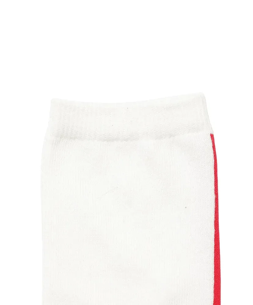 Vertical Line&Logo Socks