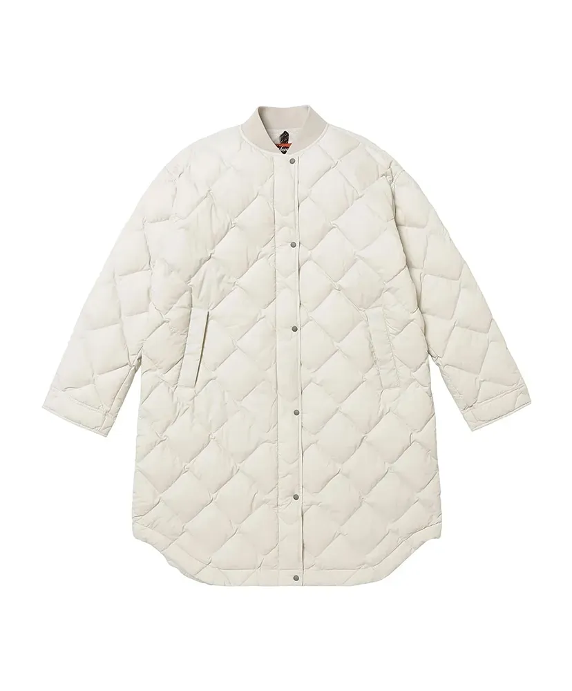 Rib Collar Quilted Down Coat W