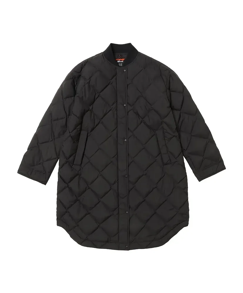 Rib Collar Quilted Down Coat W