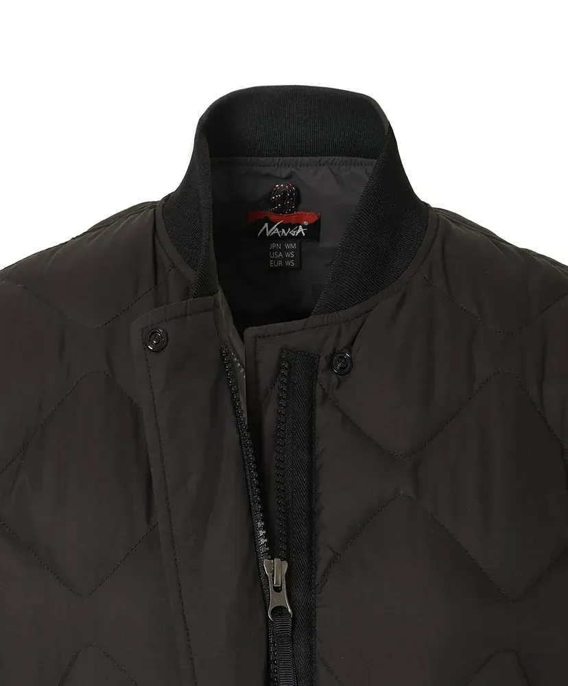 Rib Collar Quilted Down Coat W