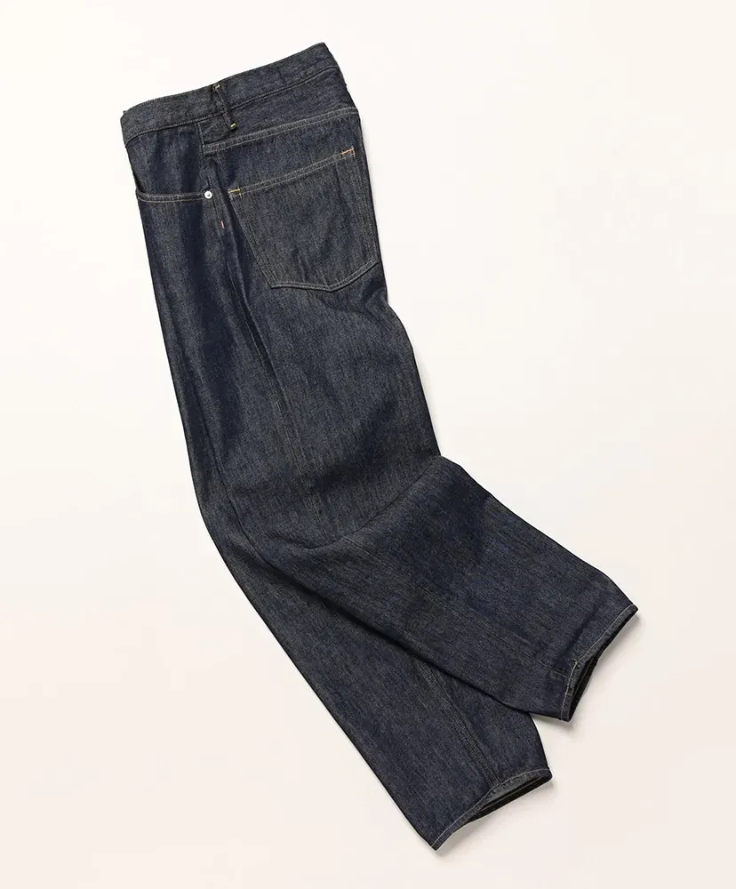 Hard Twist Denim Wide Pants
