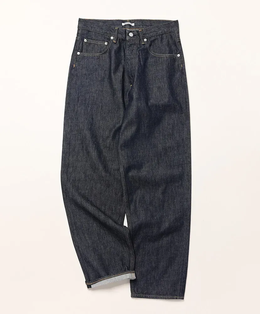 Hard Twist Denim Wide Pants
