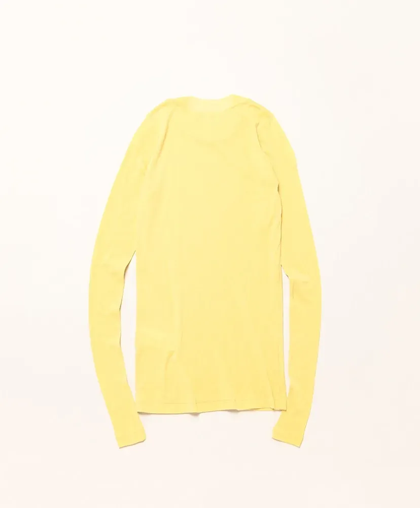 Super High Gauge Sheer Rib L/S Tee