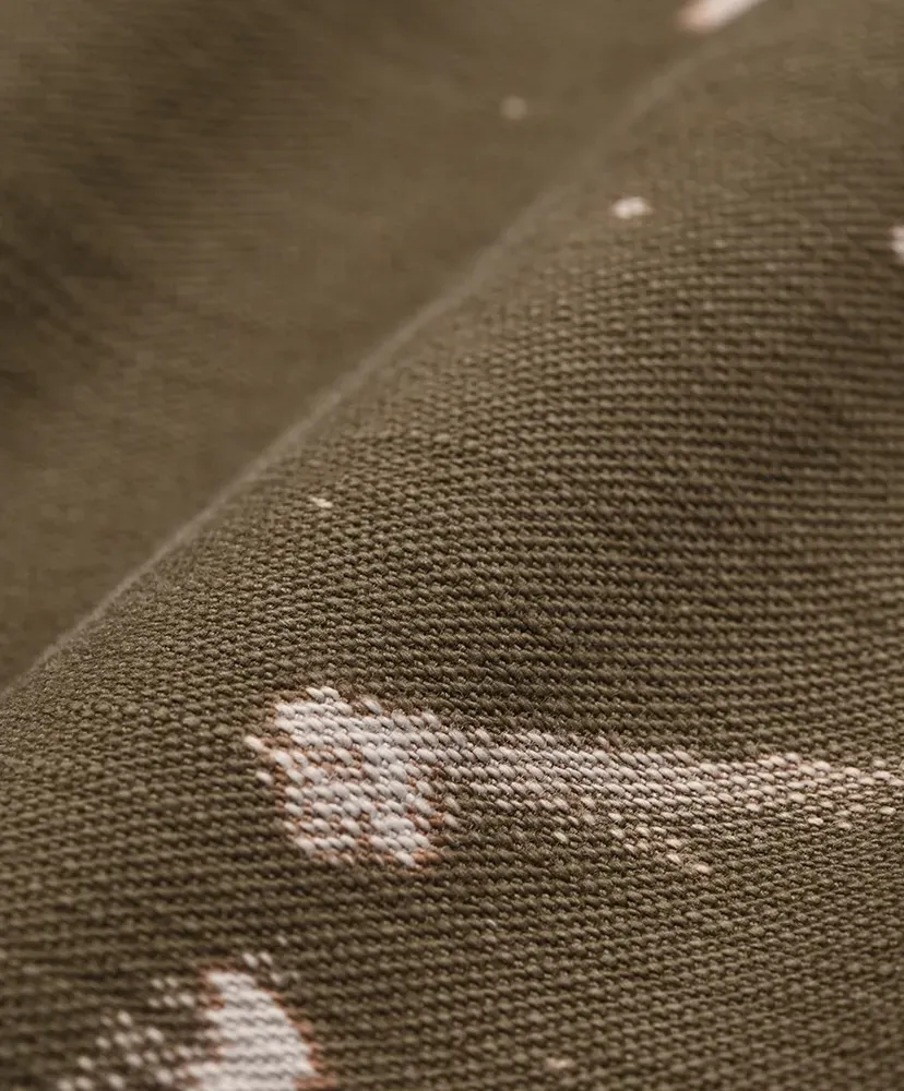 Washed Baggy Satin Bleached Baker Pants