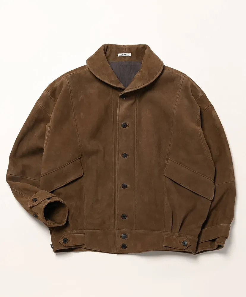 Silky Grain Suede Blouson