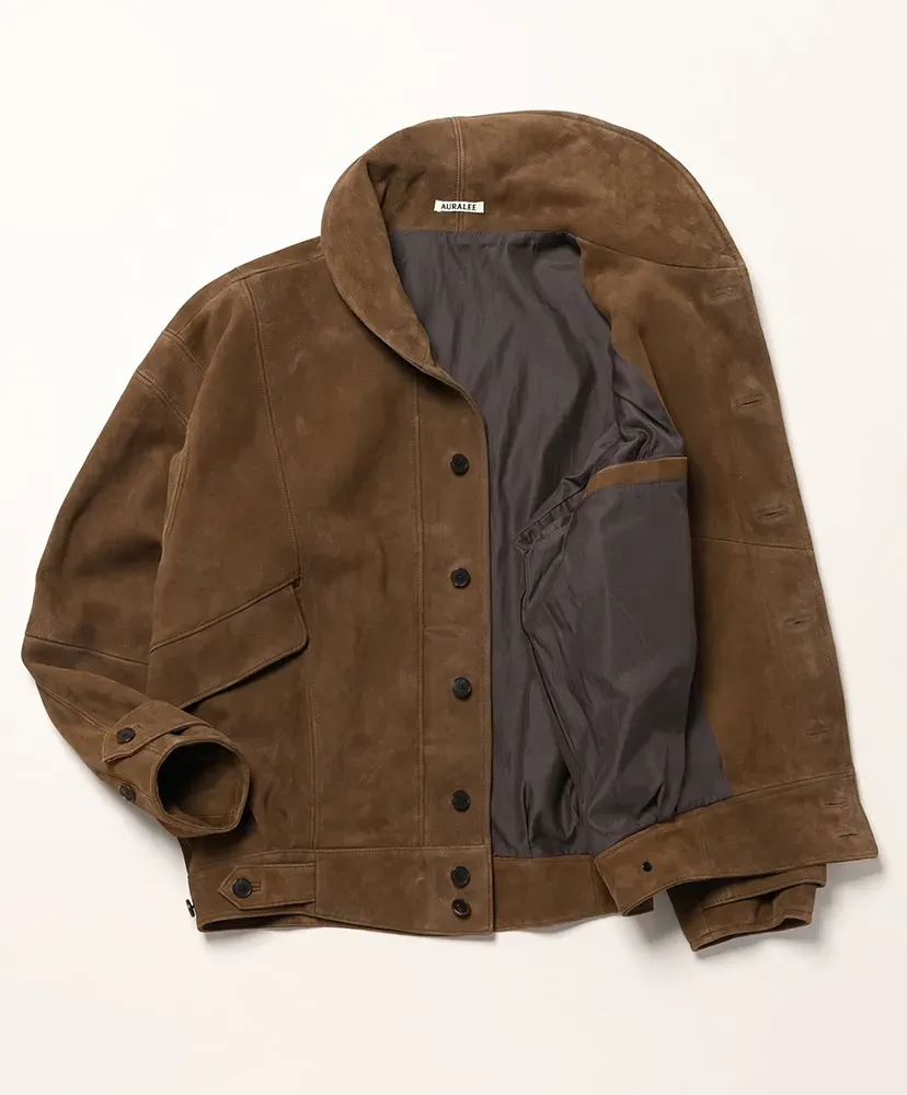 Silky Grain Suede Blouson