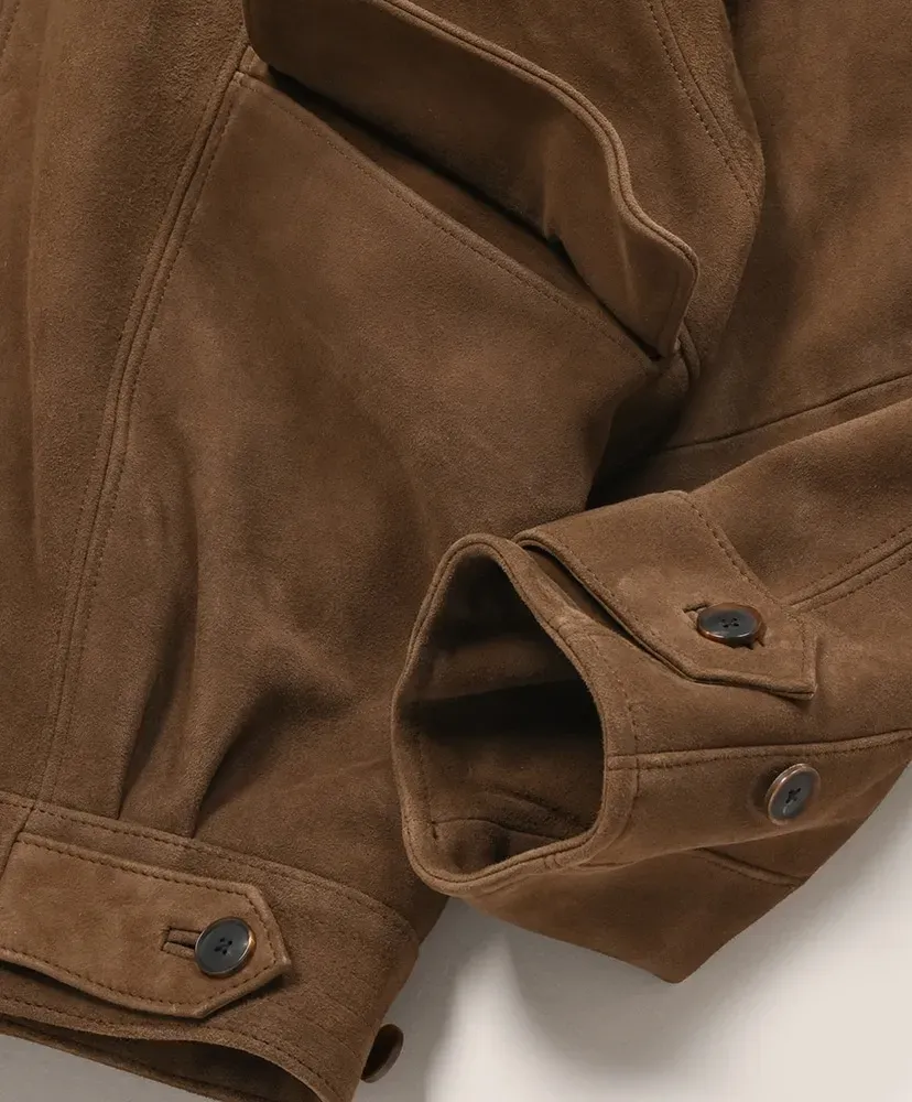 Silky Grain Suede Blouson