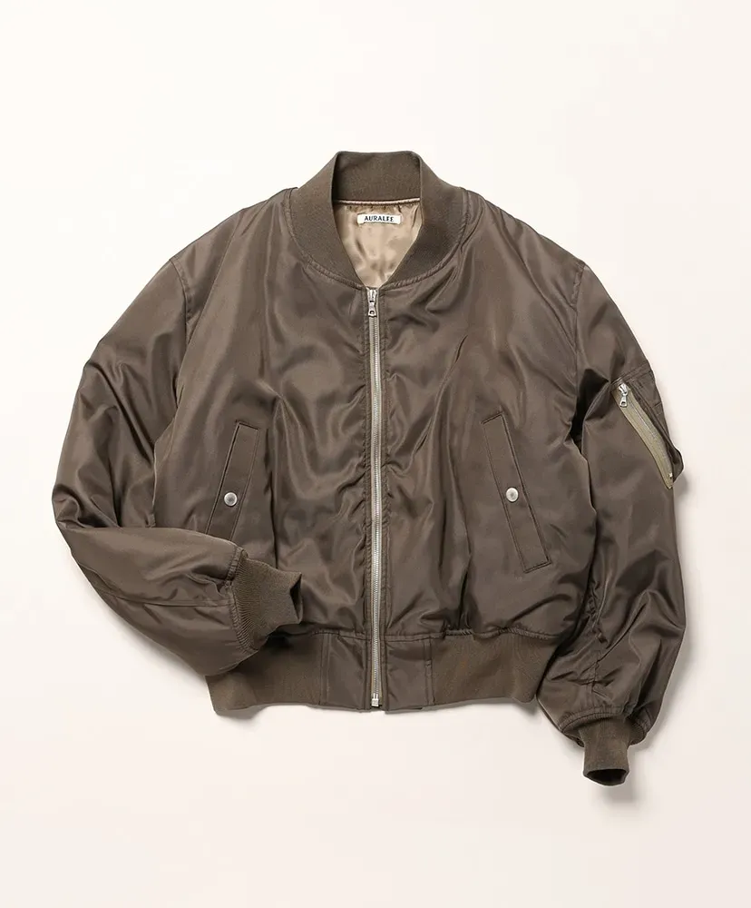 High Density Silk Twill Flight Blouson