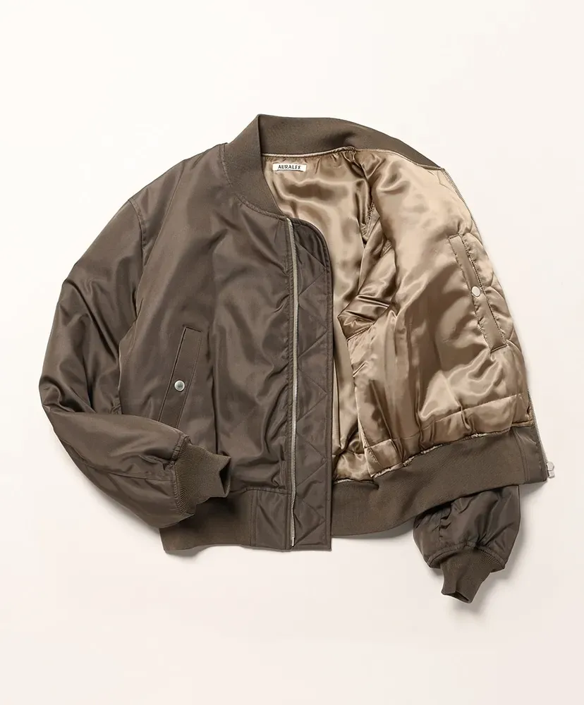 High Density Silk Twill Flight Blouson