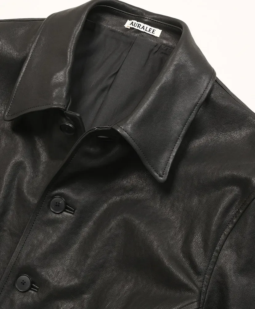 Textured Lamb Leather Blouson
