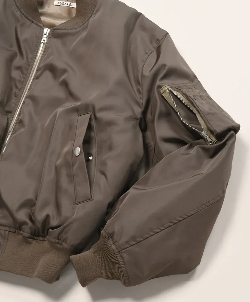 High Density Silk Twill Flight Blouson
