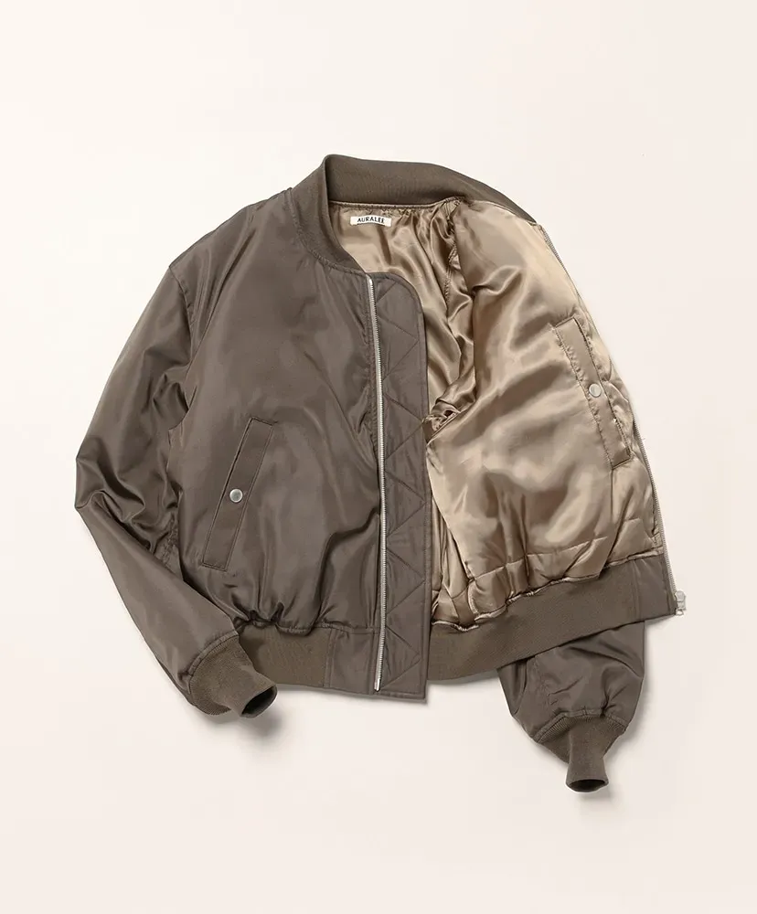 High Density Silk Twill Flight Blouson