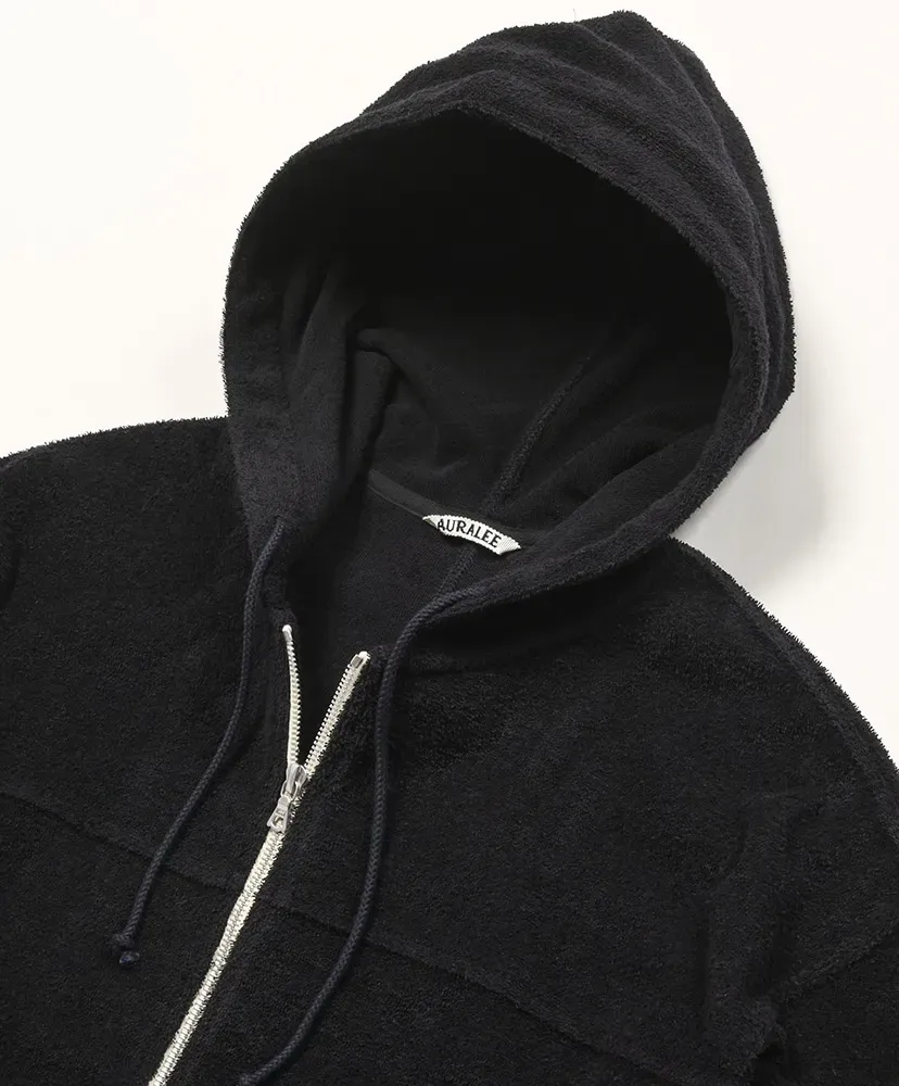 Cotton Nylon Pile Zip Parka