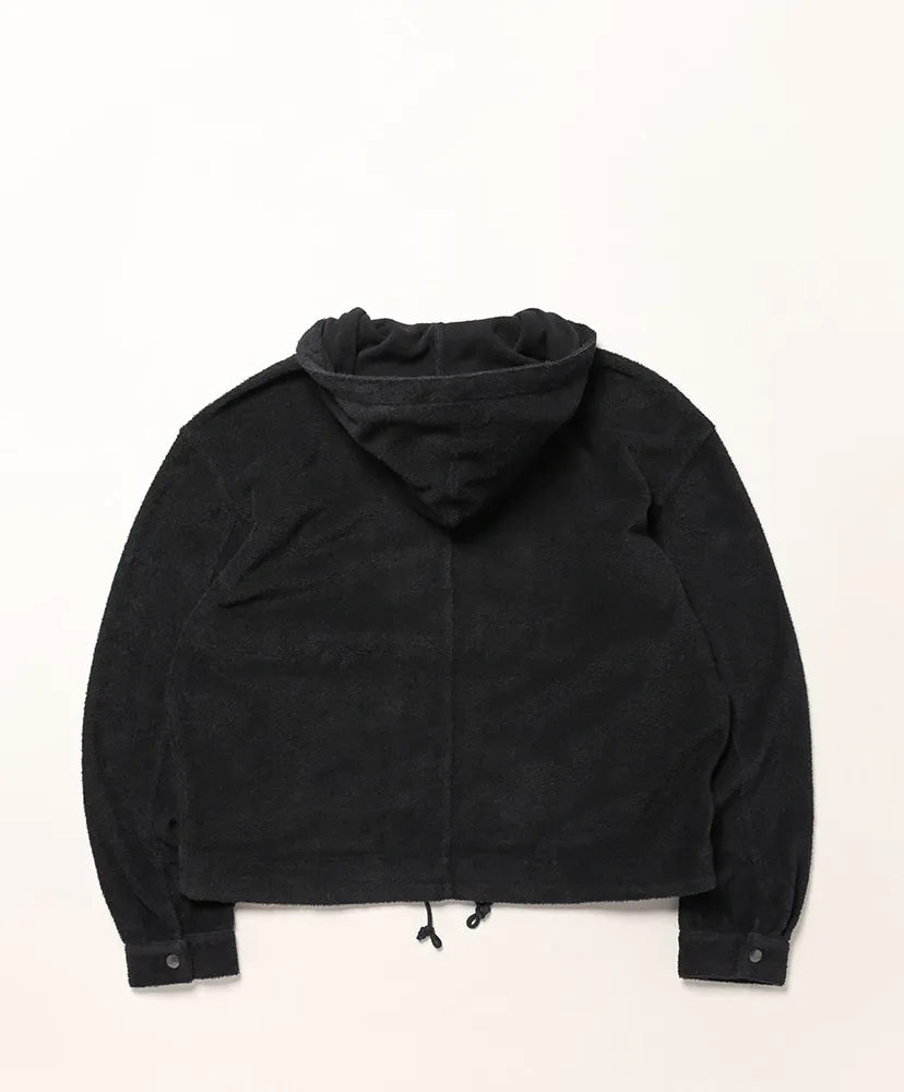Cotton Nylon Pile Zip Parka