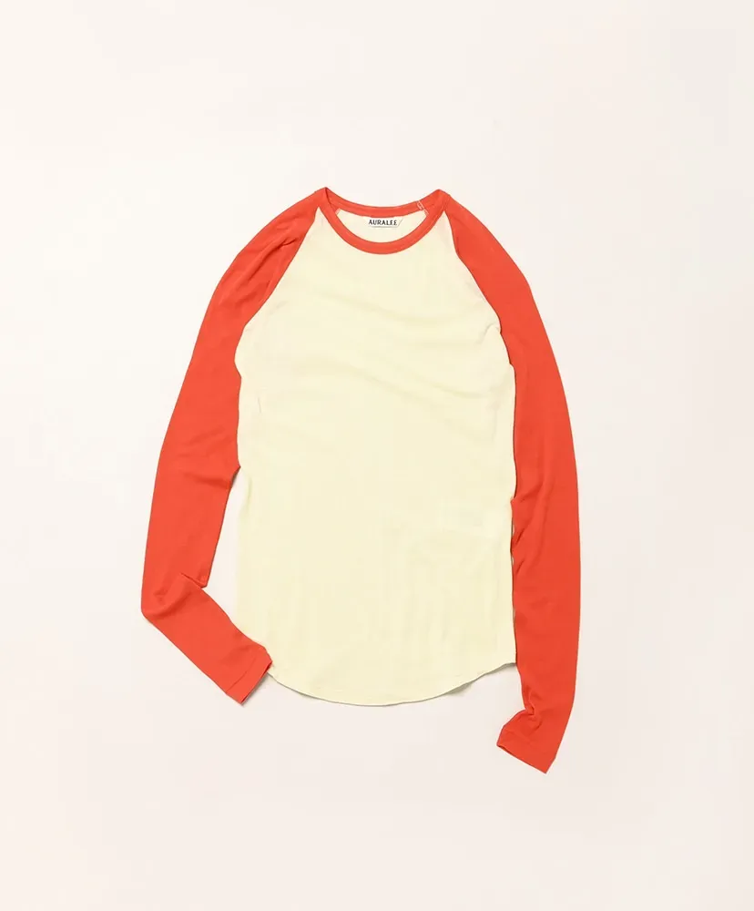 Super High Gauge Sheer Rib Raglan P/O