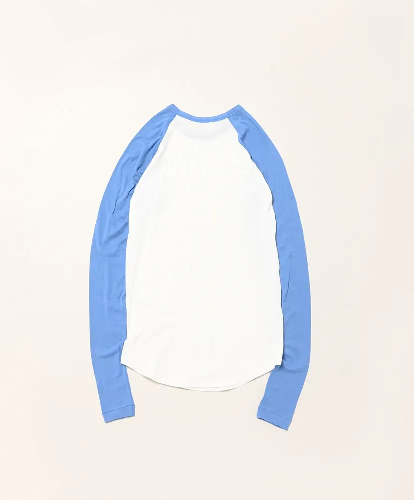 Super High Gauge Sheer Rib Raglan P/O