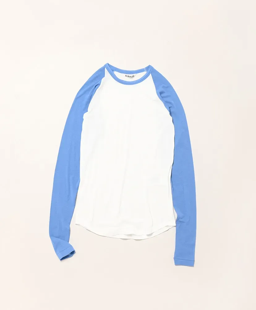 Super High Gauge Sheer Rib Raglan P/O