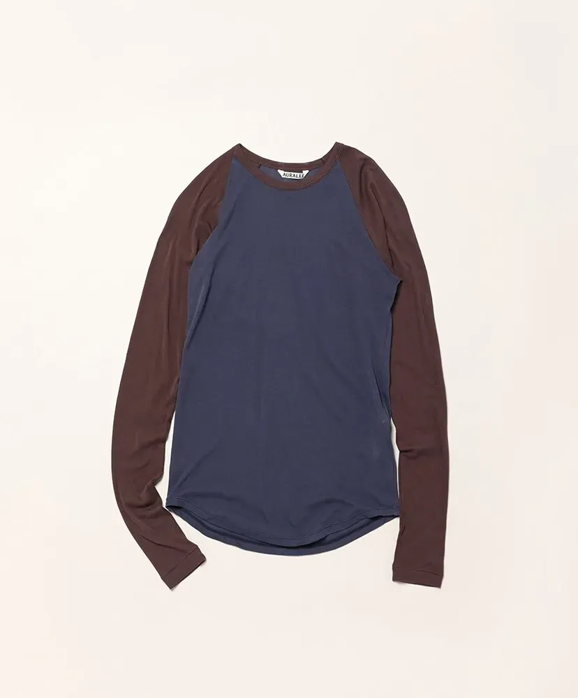Super High Gauge Sheer Rib Raglan P/O