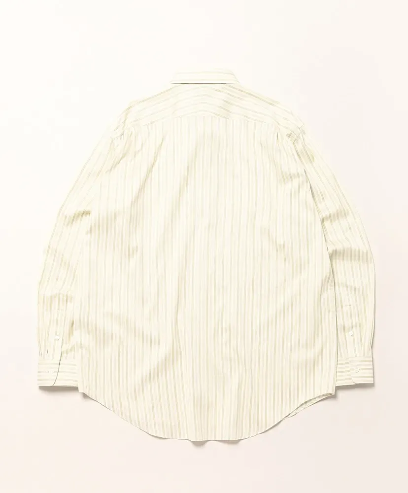 Cotton Silk Stripe Shirt