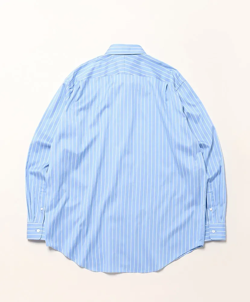 Cotton Silk Stripe Shirt