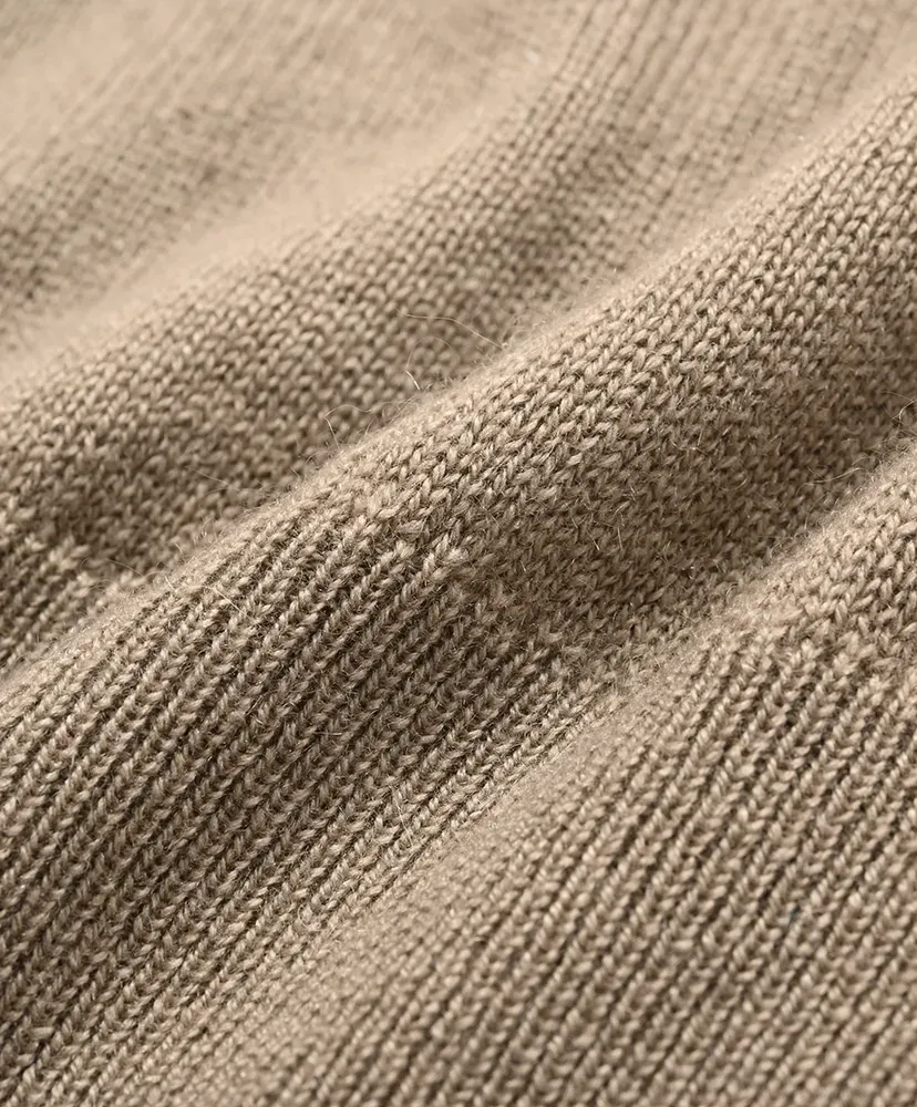 Super Fine Cashmere Silk Knit V-Neck P/O