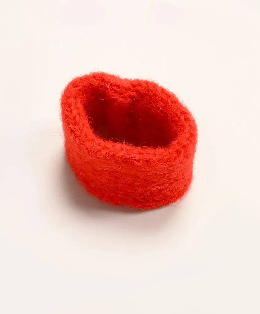 Fluffy Triangle Stole